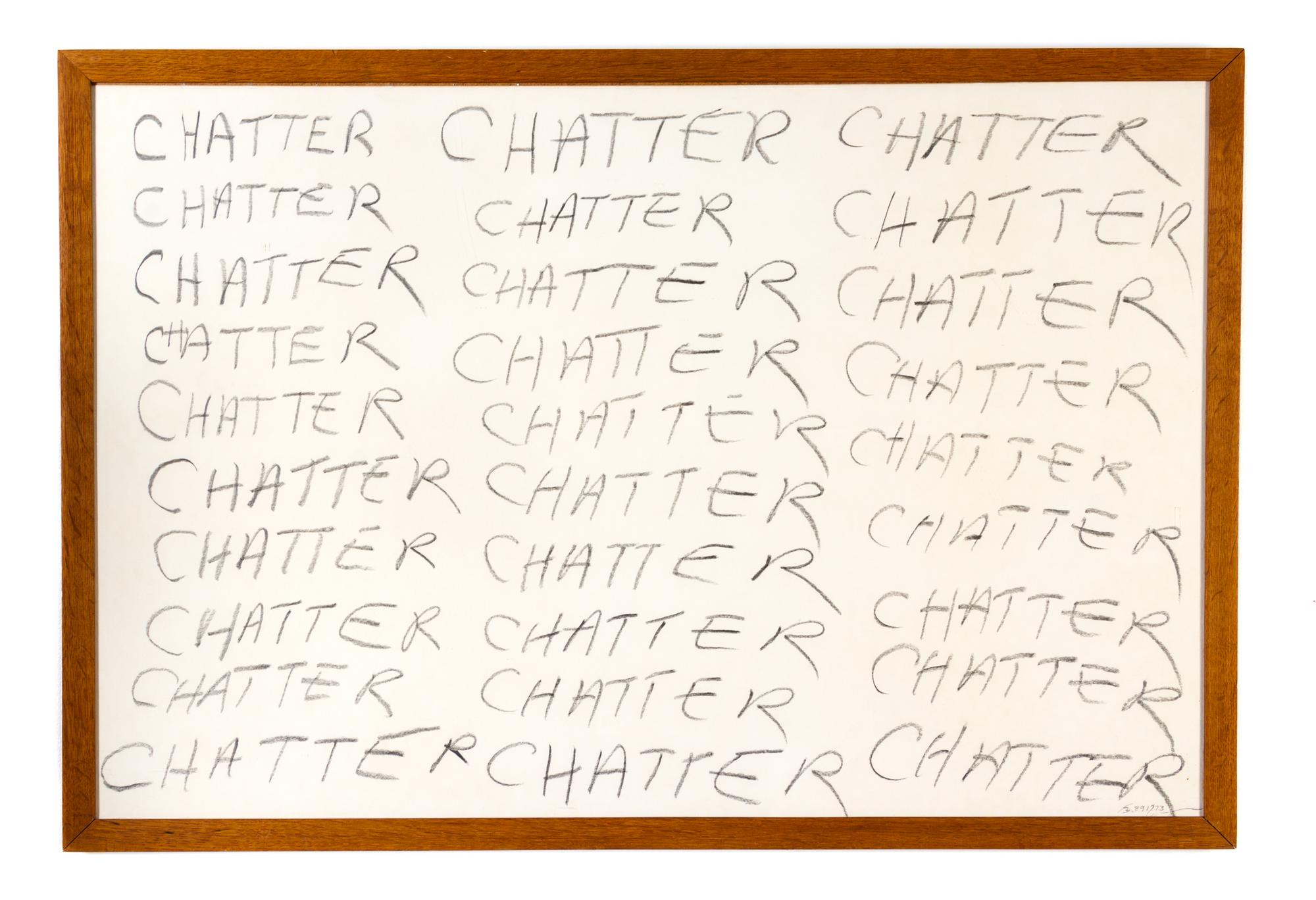 Jonathan Borofsky, (American, b. 1942), Chattering Man Looking at Art, 1982-83