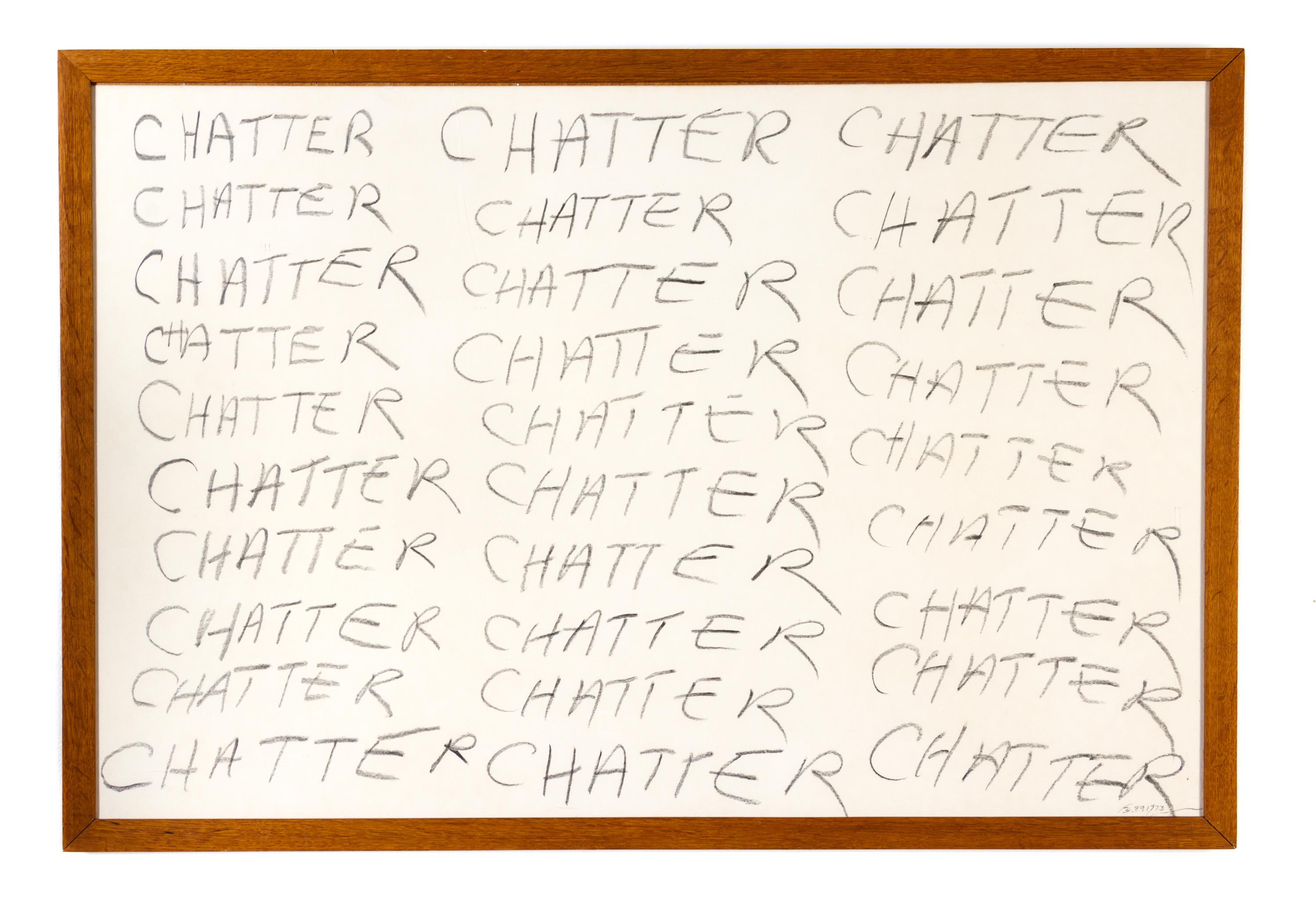 Jonathan Borofsky, (American, b. 1942), Chattering Man Looking at Art, 1982-83