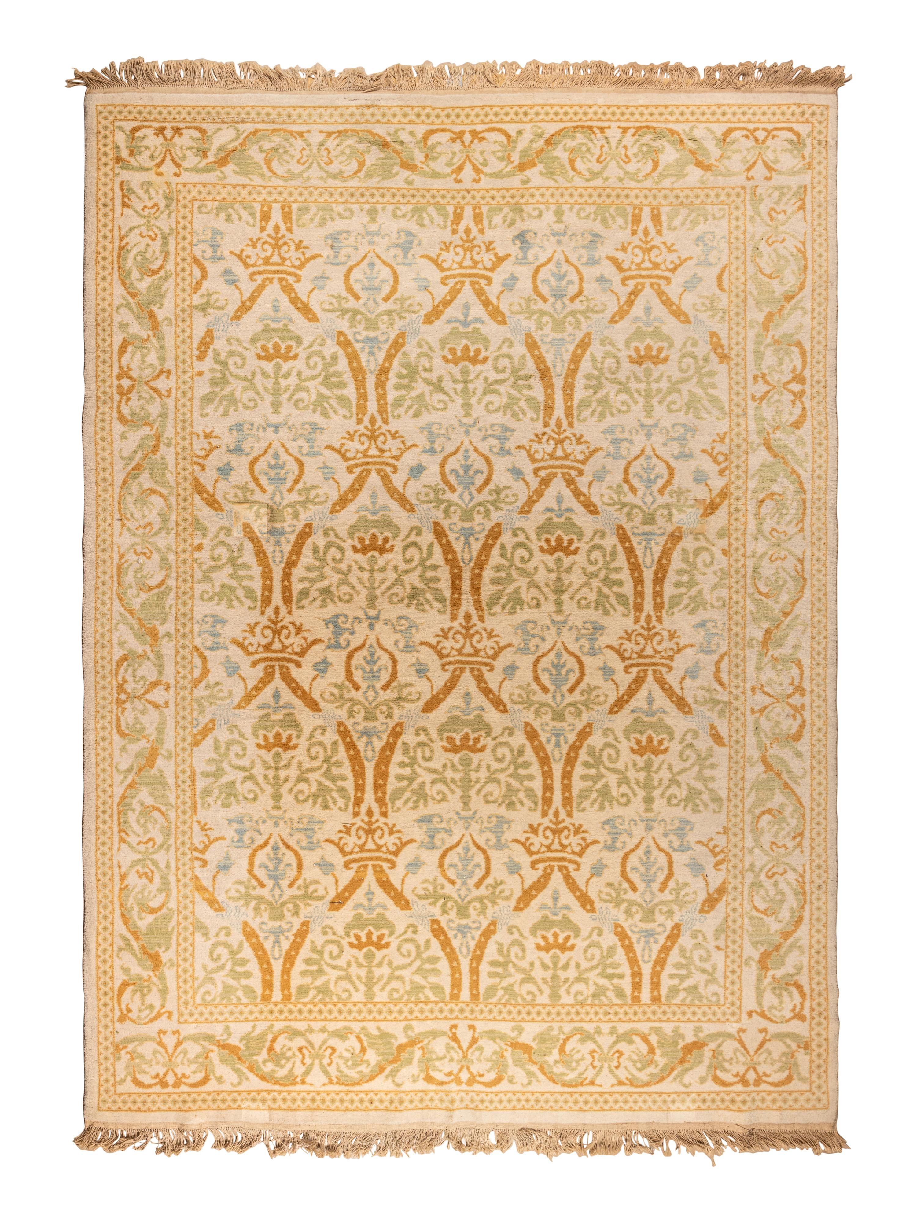 A Savonnerie Style Wool Rug