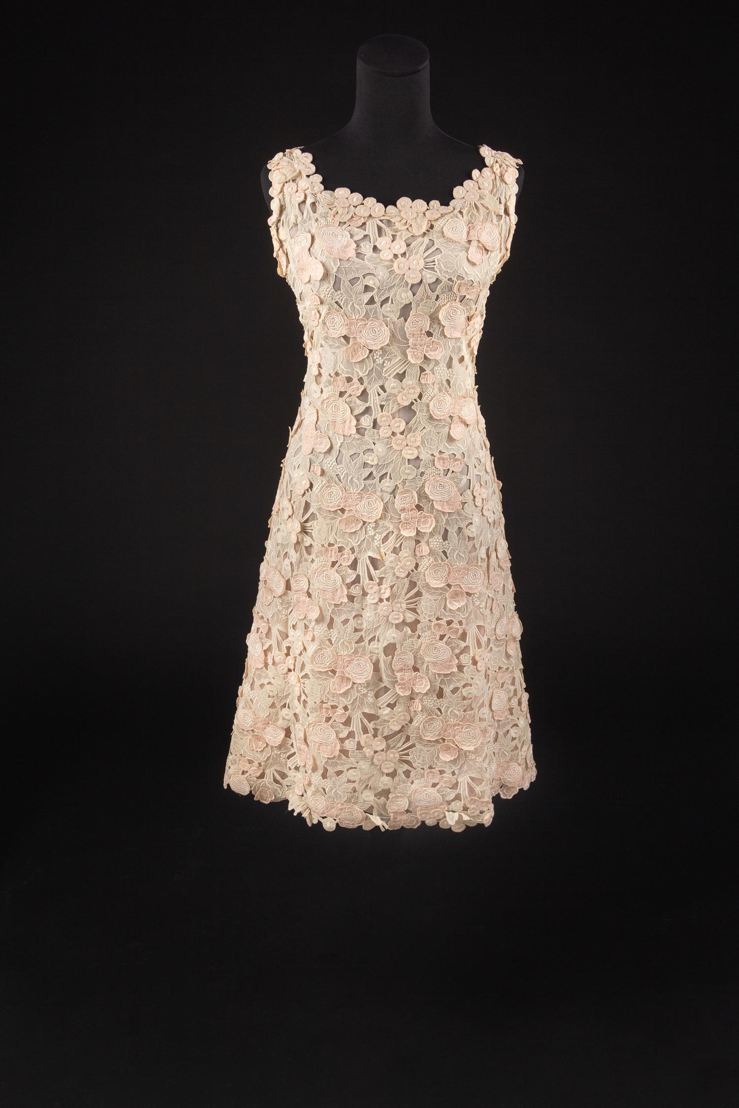 Christian Dior by Yves Saint Laurent Haute Couture Dress and Shoes, Spring-Summer 1958 — Worn by Dame Olivia de Havilland