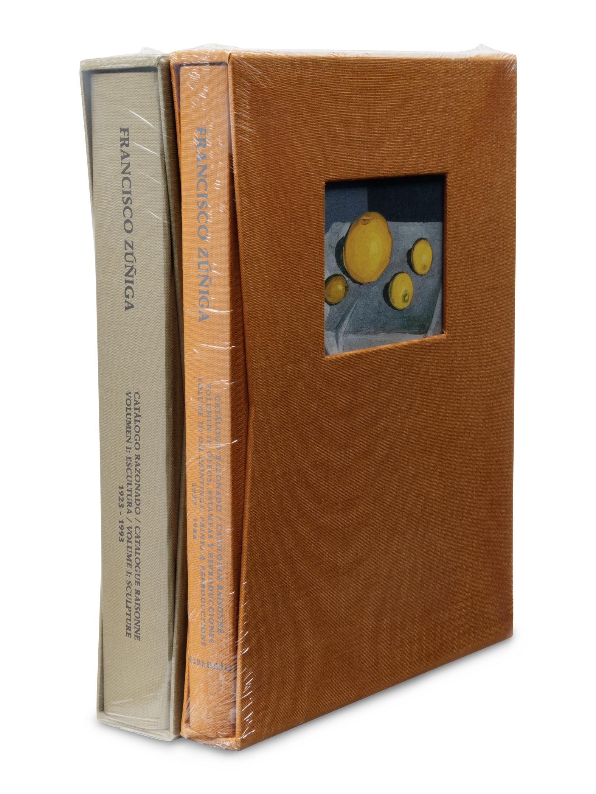 ZÚÑIGA, Francisco (1912-1998). Francisco Zúñiga, Catalogo Razonado. Volume I: Escultura / Sculpture (1923-1993) . Volume II: Oleos, estampas y reproducciones / Oil Paintings, prints and reproductions. Mexico City: Sinc S. A. de C.V. / Albedrio, 1999, 2003.