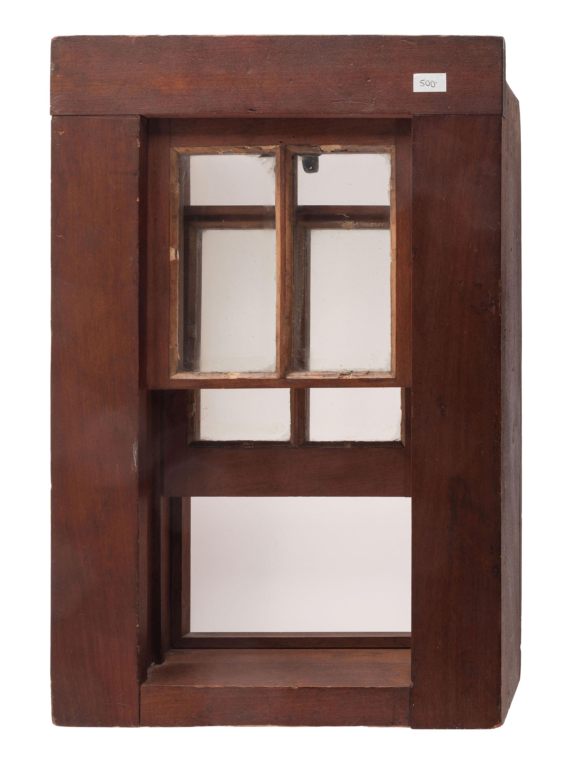 [SCIENCE & TECHNOLOGY]. J. LeFerre patent model for a "Window Sash Elevator" or Sash Balance with original tag, 1867.