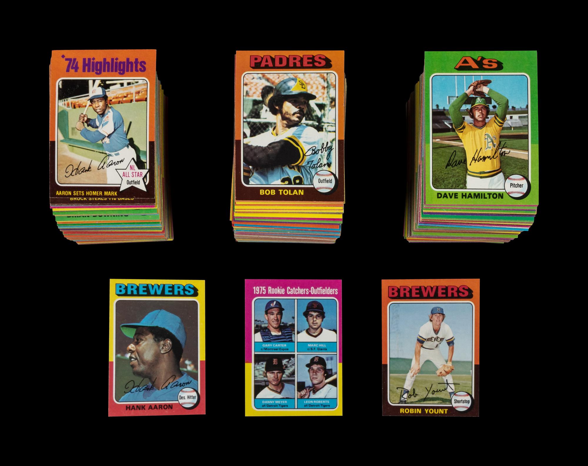 A Near Set of 1975 Topps Baseball Cards (659/660)
