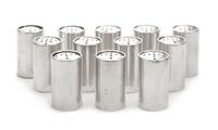 Twelve American Silver Casters, , each of plain columnar form.