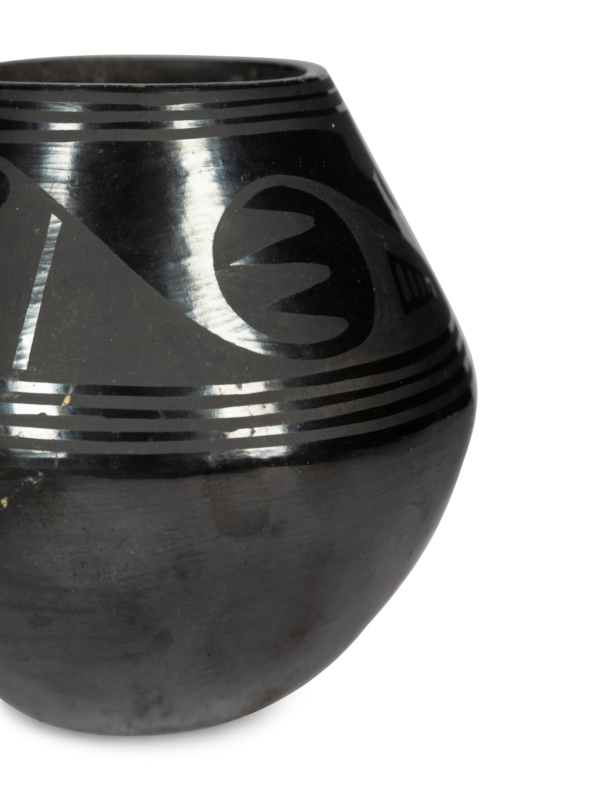 Blackware Pottery Jar, 1923-1925