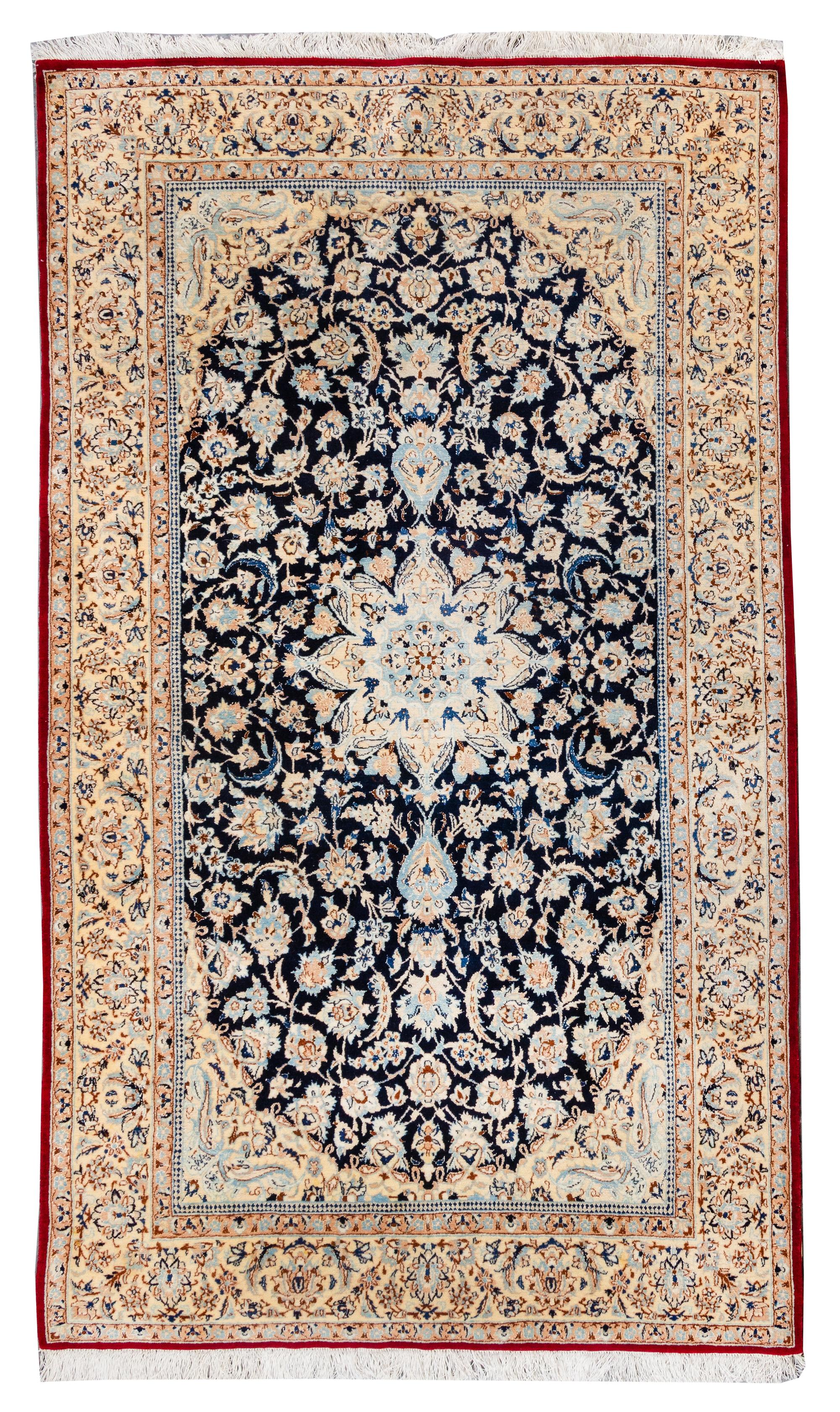A Nain Wool Rug 6 feet 4 3/4 inches x 3 feet 8 1/4 inches. — 20TH CENTURY