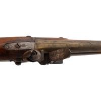 English Brass Barreled Flintlock Pistol by Richards