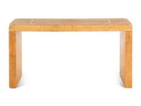 A Contemporary Cork-Veneered Console Table