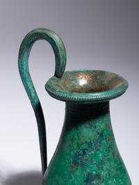 A Pair of Etruscan Bronze Olpai