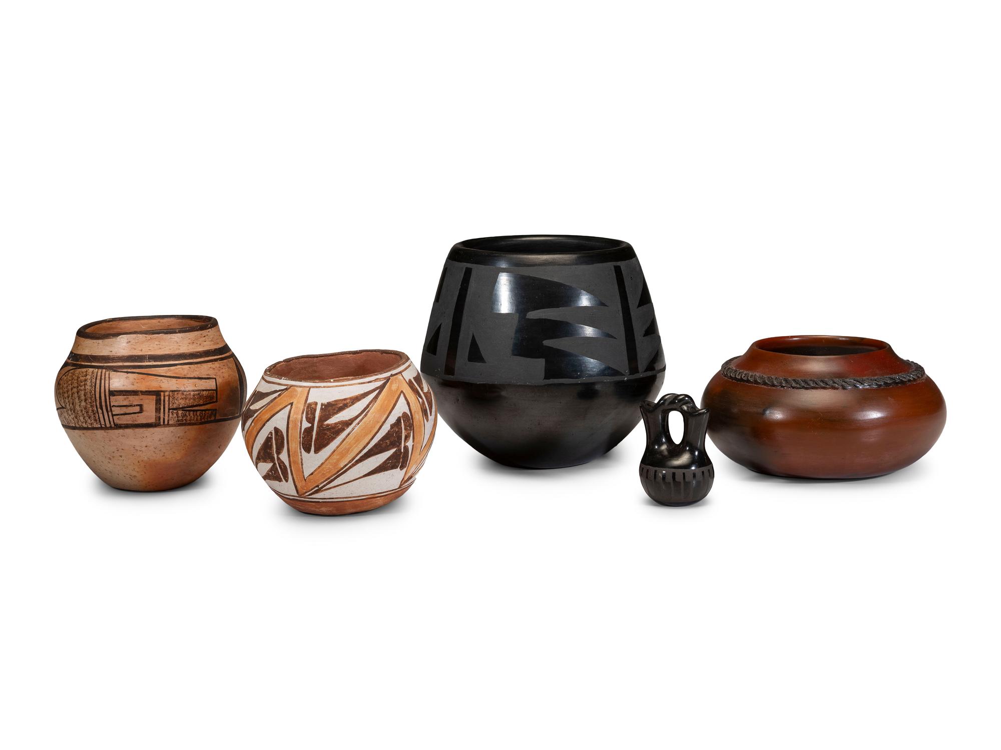 Group of Pueblo and Navajo Pottery
