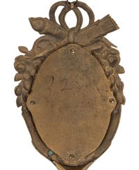 Two French Gilt Bronze Hand Mirrors