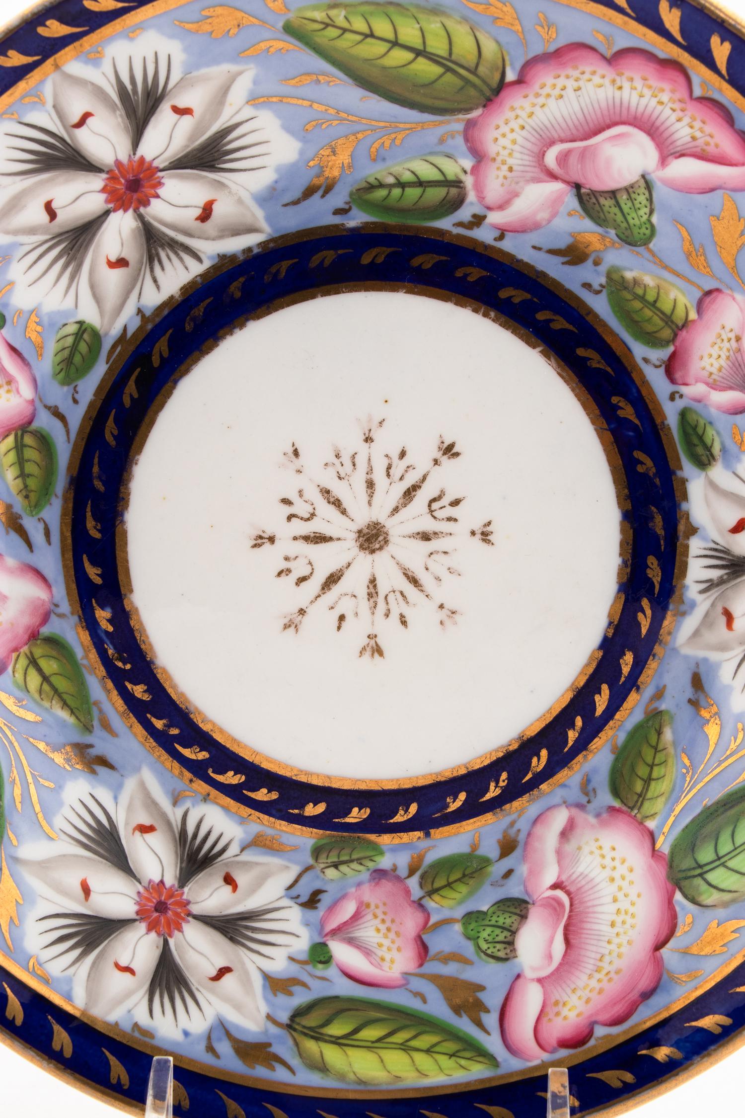 A Pair of Ridgway Porcelain Dessert Plates