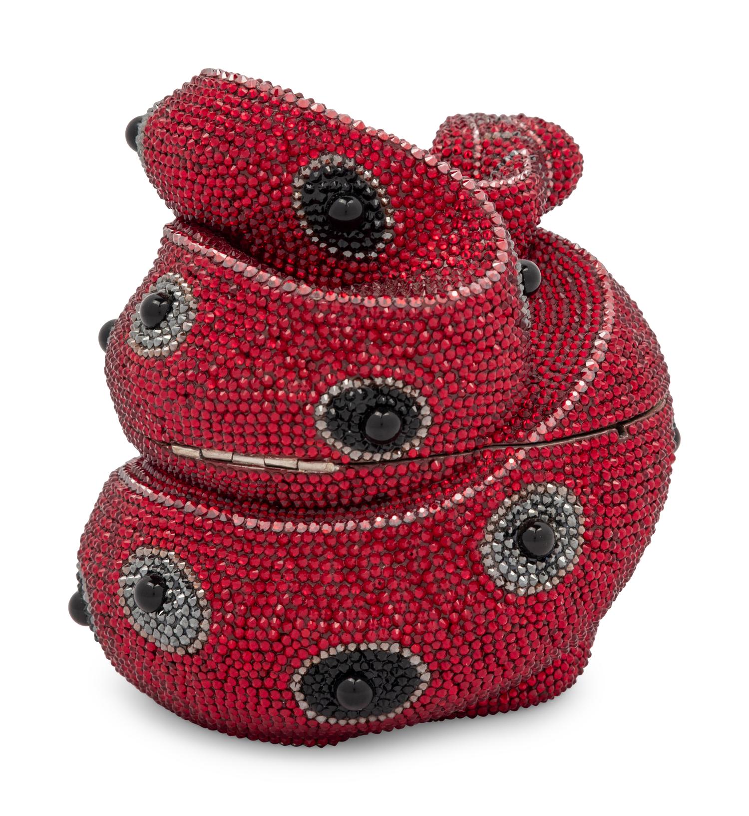 Judith Leiber Collector's Edition Red Snake Minaudière