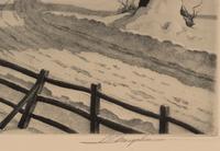 A pair of prints ( Winter Symphony; Beware of the Dog )