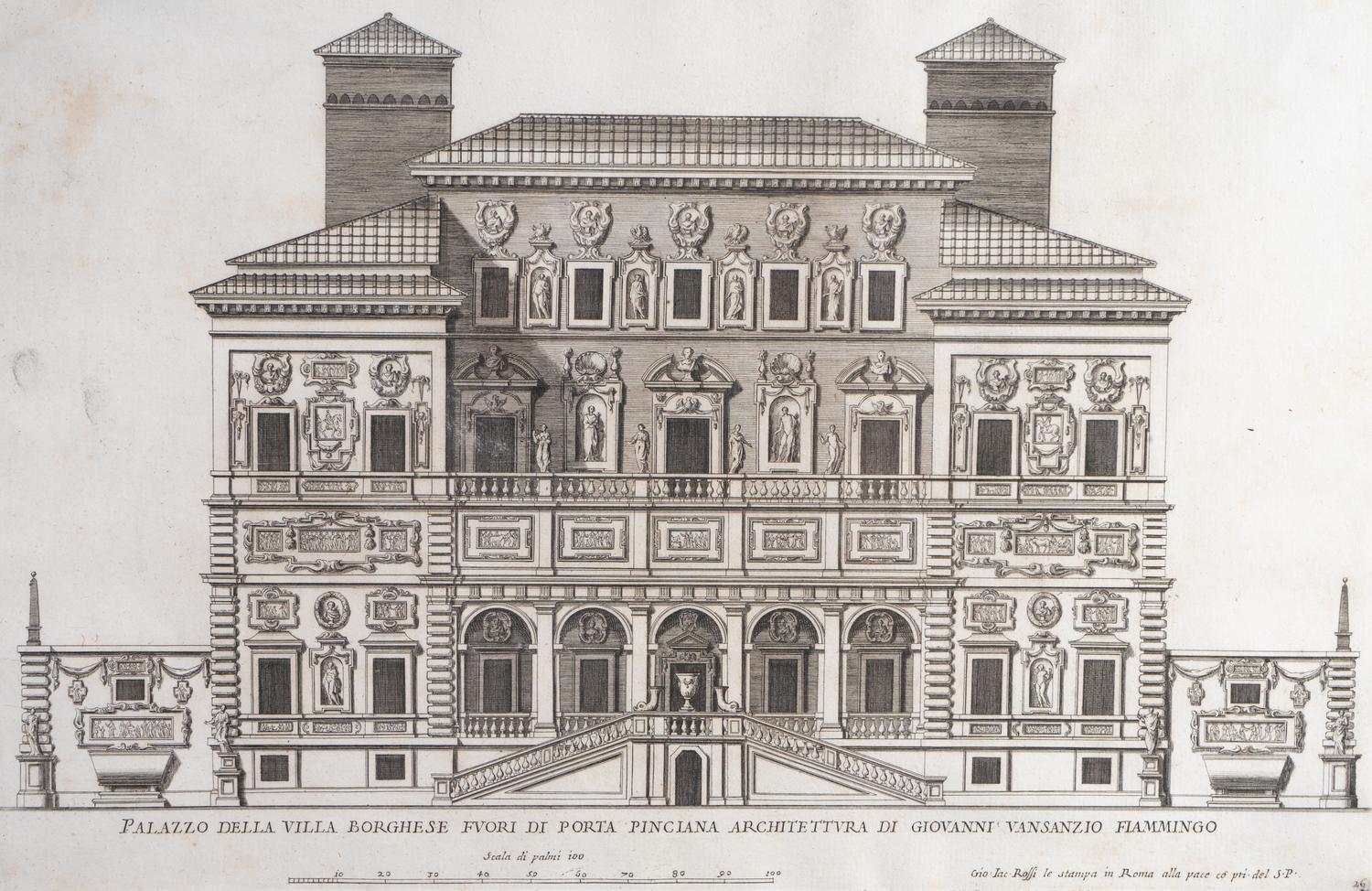 Four Architectural Engravings — 19TH CENTURY