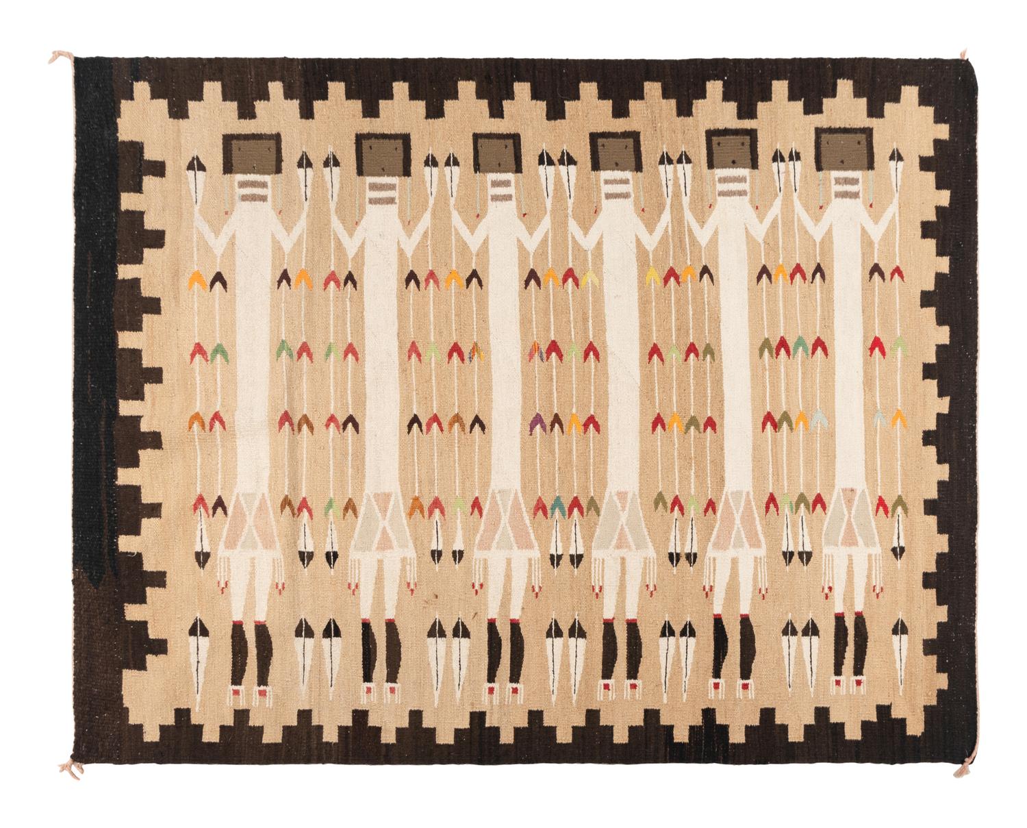 Navajo Yei Weaving [Rug]