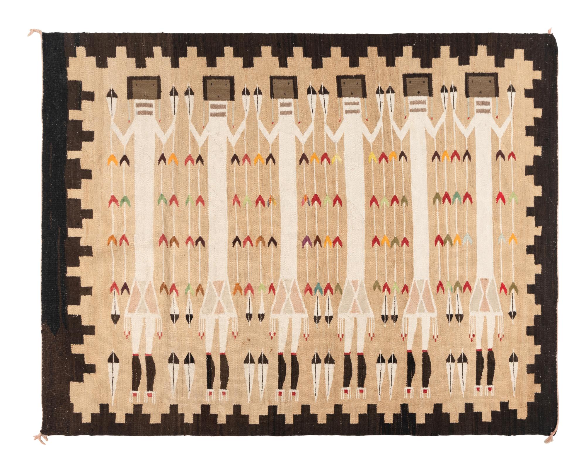 Navajo Yei Weaving [Rug]