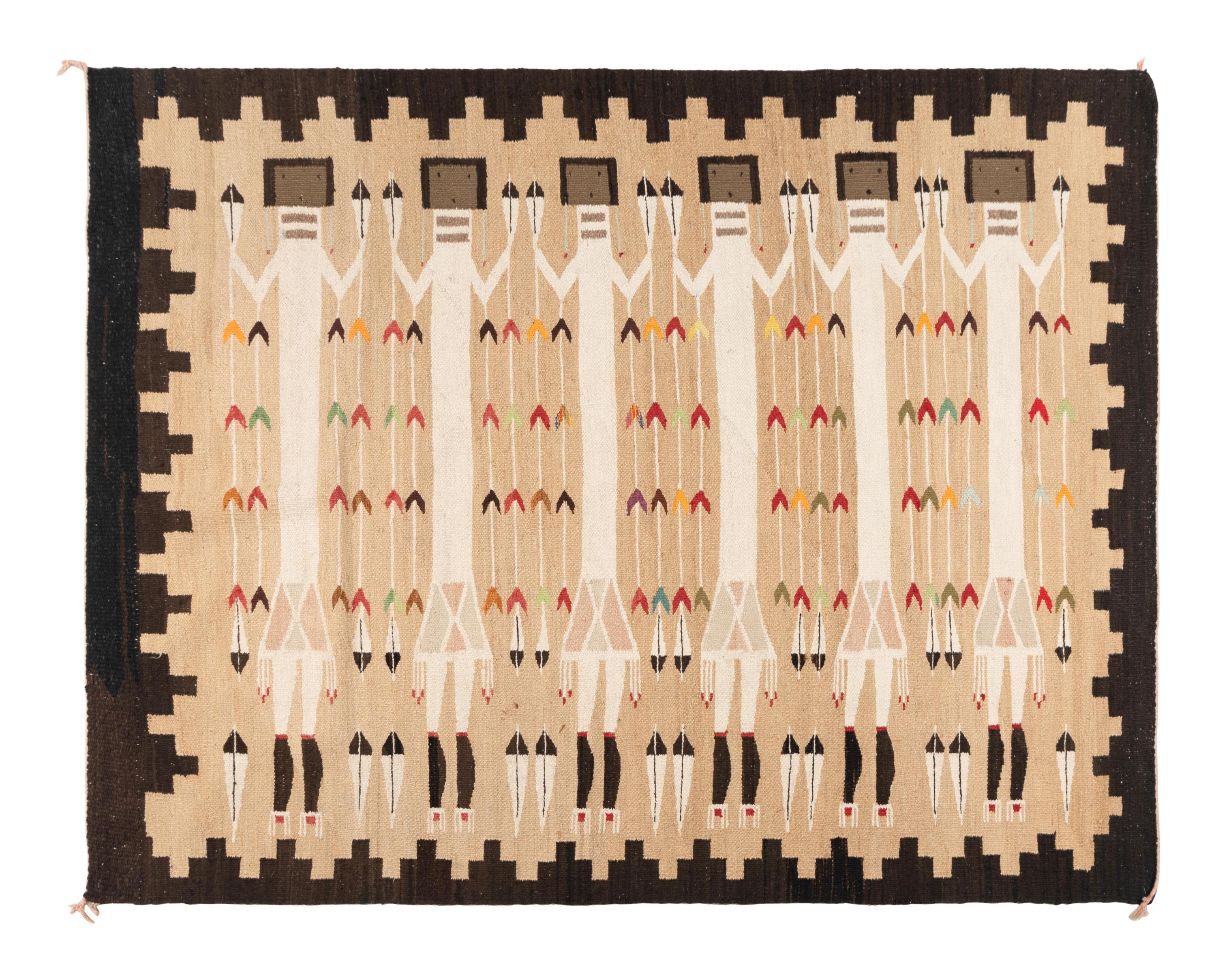 Navajo Yei Weaving [Rug]