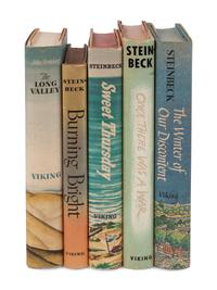 STEINBECK, John. A group of 5 works, comprising:
