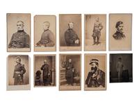 [CIVIL WAR]. A group of 31 CDVs of Union officers, incl. Generals ANDERSON, HOOKER, MCDOWELL, FRANKLIN, BURNSIDE, and FARRAGUT.