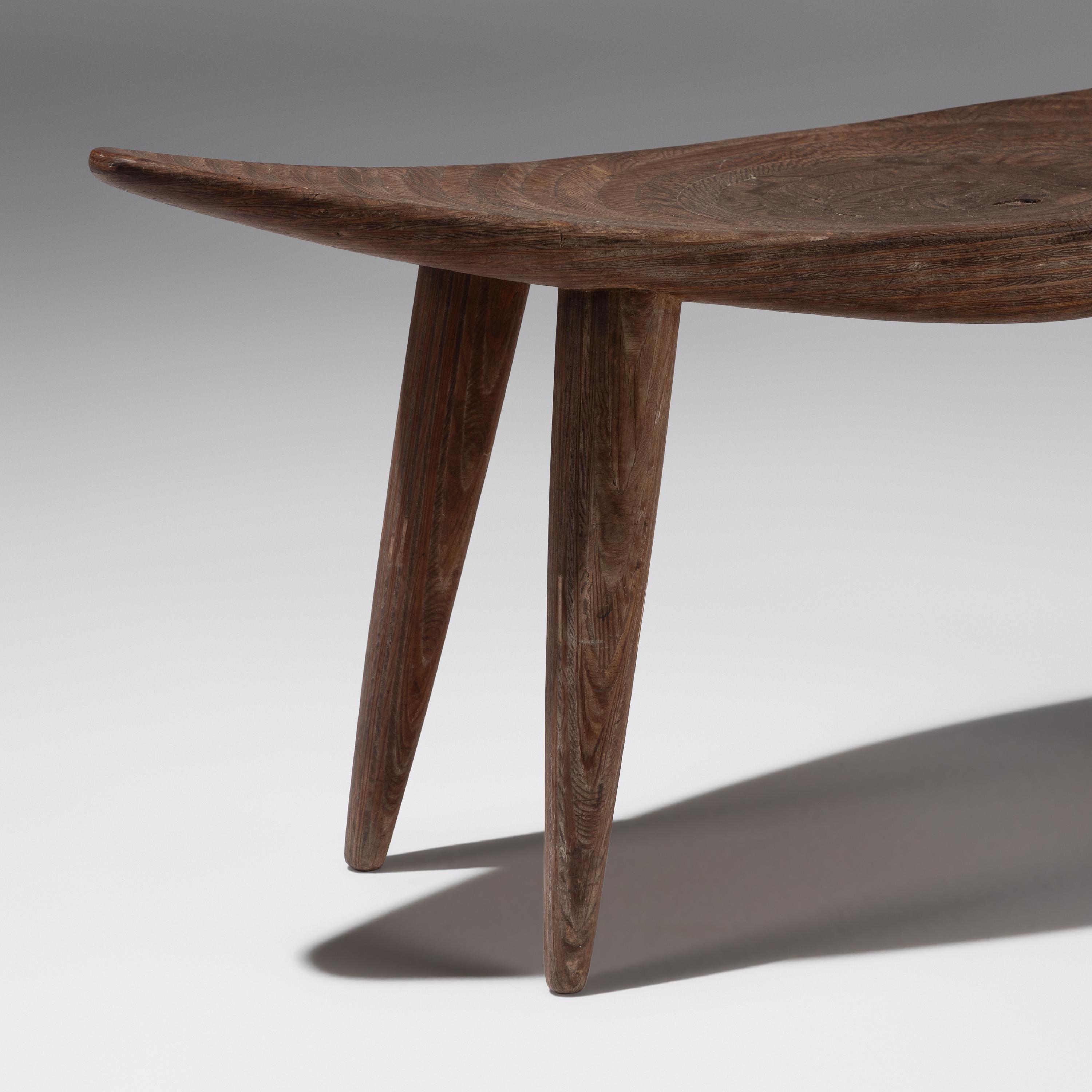 John Risley (American, 1919–2001) — Curved Plywood Bench