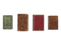 [MINIATURE BOOKS]. A group of 4 miniature books, comprising: