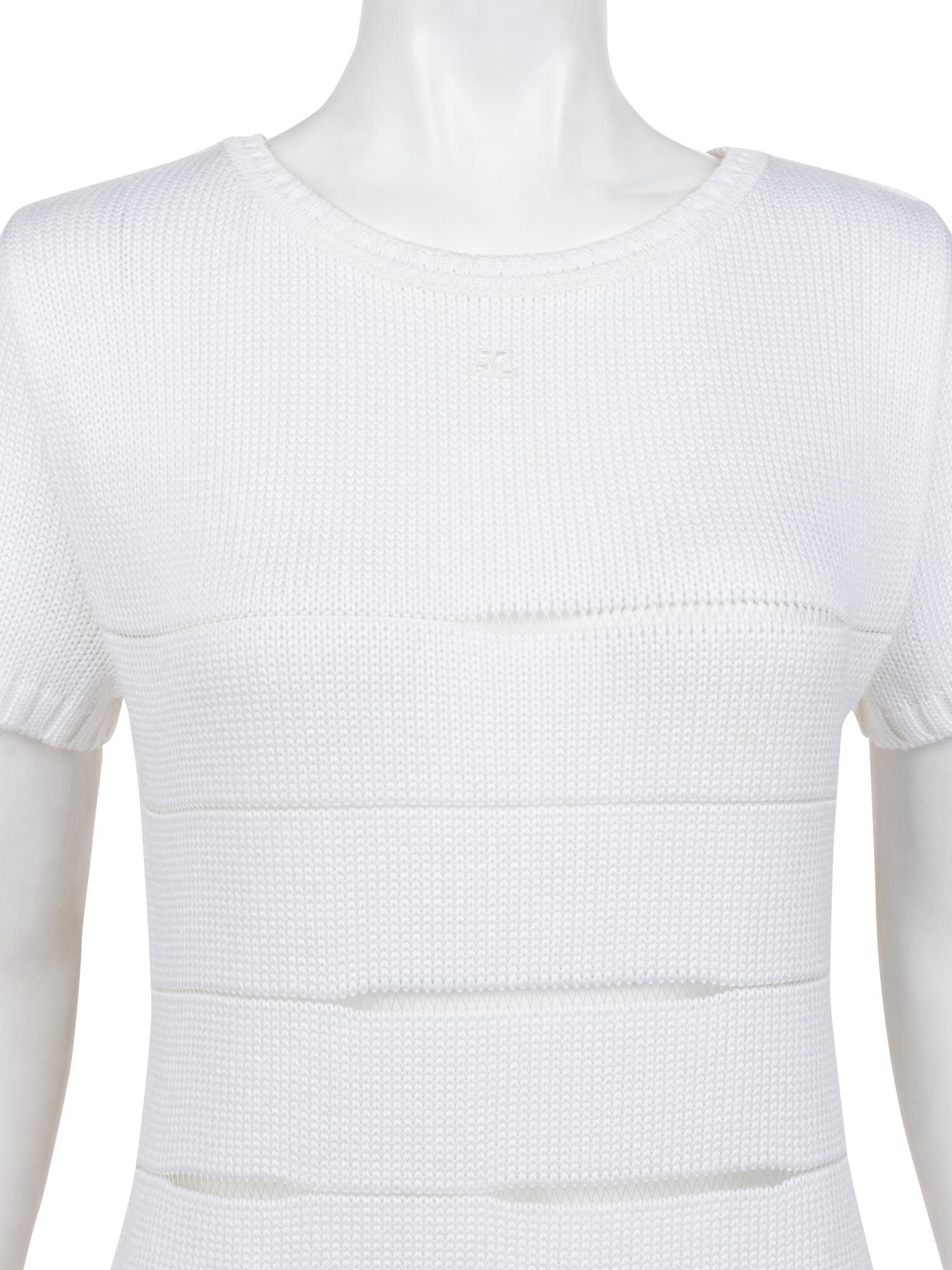 Two Courrèges Knit Dresses, 1980-2000s