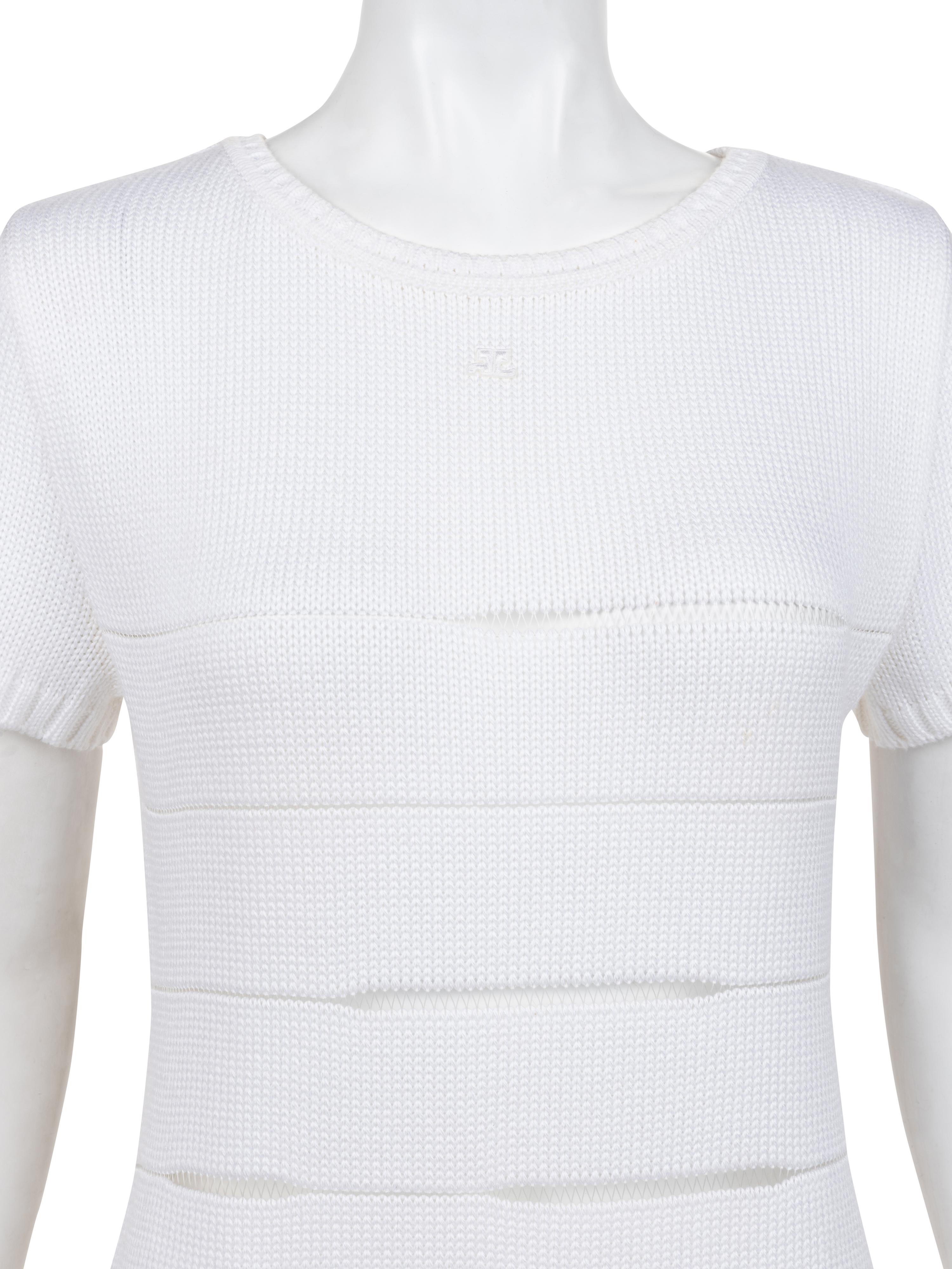 Two Courrèges Knit Dresses, 1980-2000s
