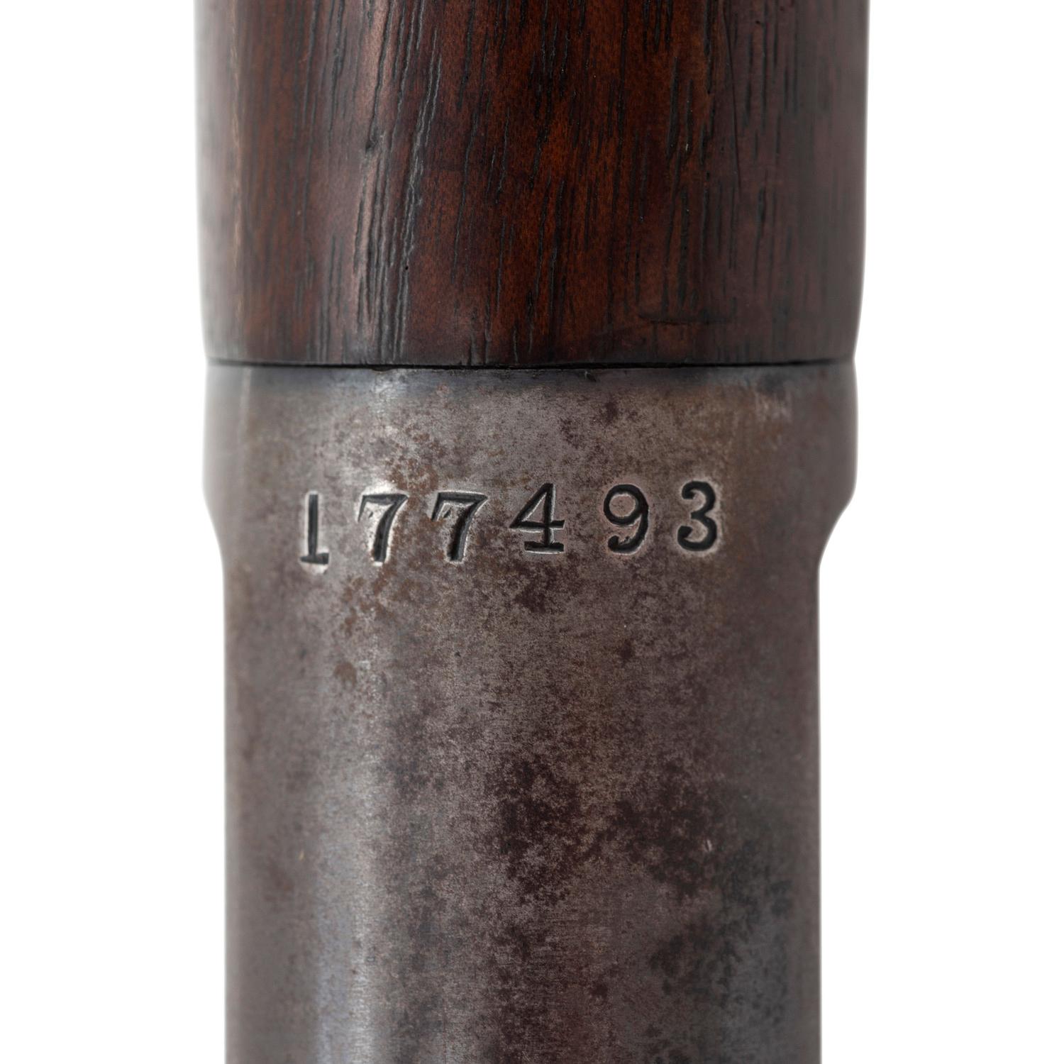 ** Winchester Model 1892 with Button Magazine and Replaced Barrel