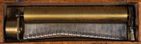 A Four-Air Chevron Comb Music Box Signed David Cadet