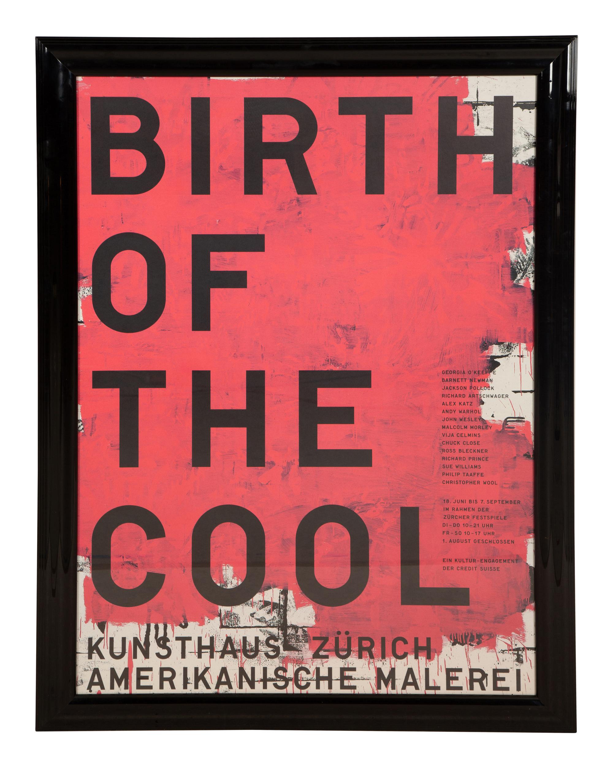 The Birth of Cool , for Kunsthaus, Zürich, 1997