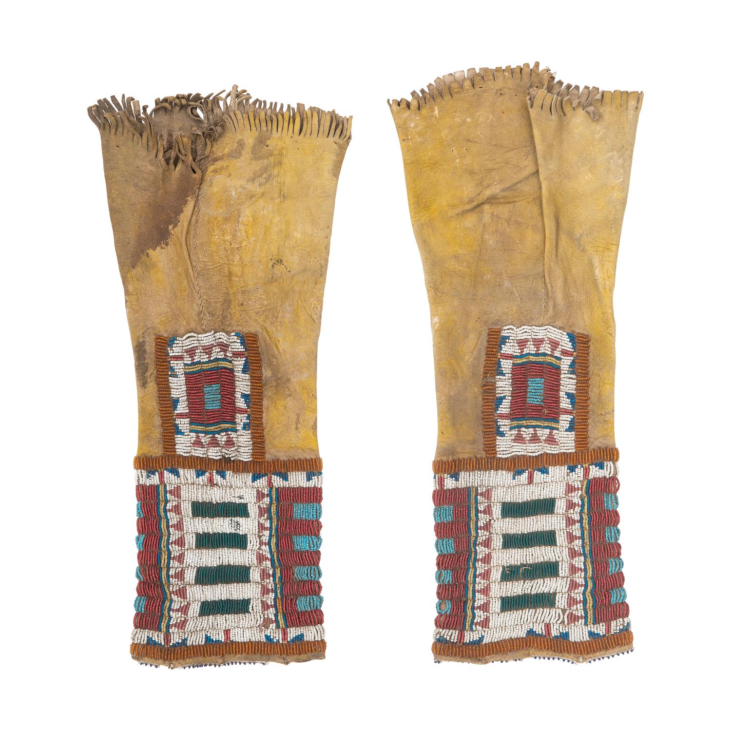 Cheyenne Beaded Hide Leggings