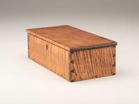 A Tiger Maple Document Box