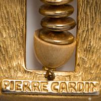 Pierre Cardin, Wood & Metal Necklace