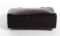 A Gianni Versace Black Leather Chain Shoulder Bag, 9.25" x 6.25" x 2.75"; Strap drop: 18.75".