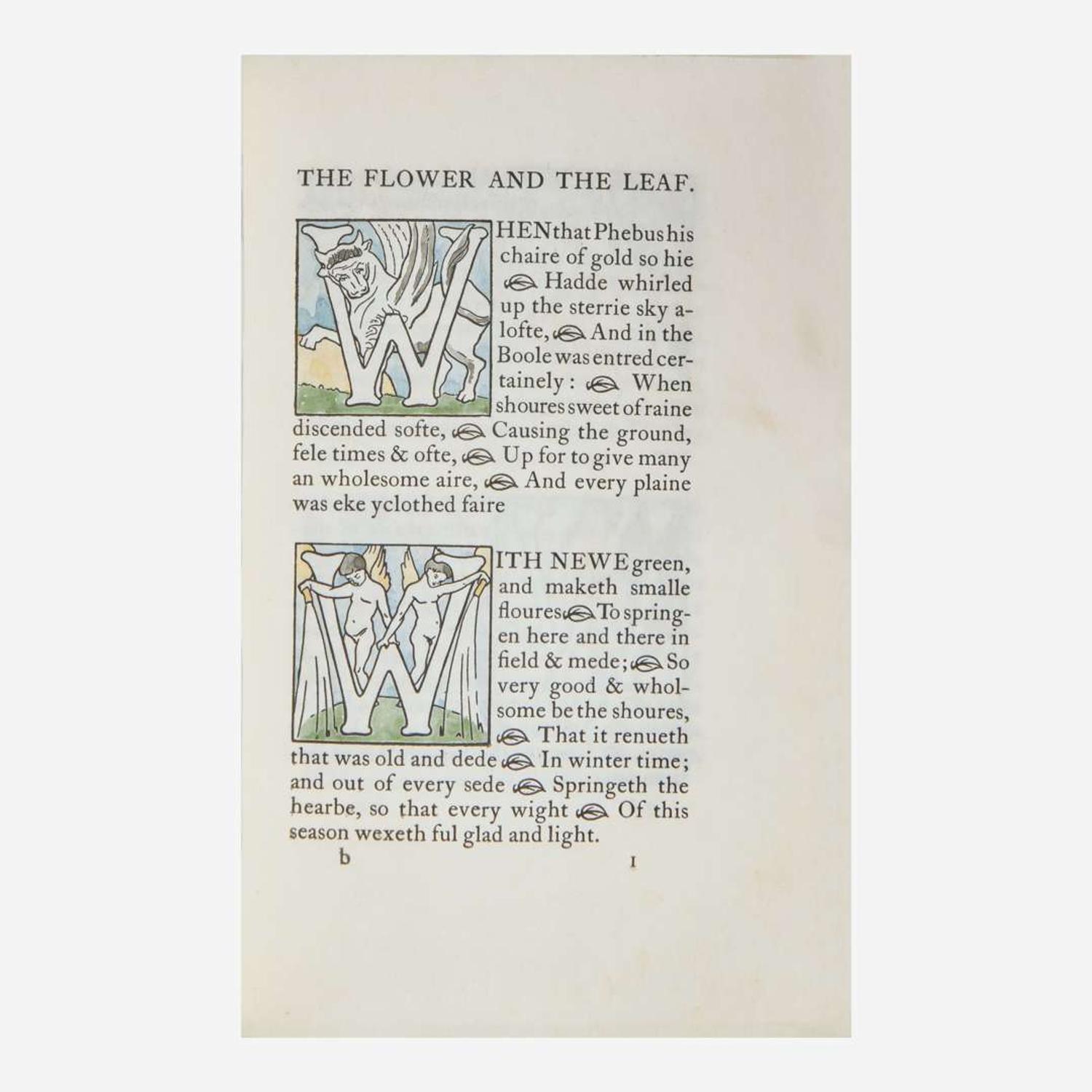 [Private Press] [Essex House Press] Chaucer, Geoffrey Flower and the Leaf