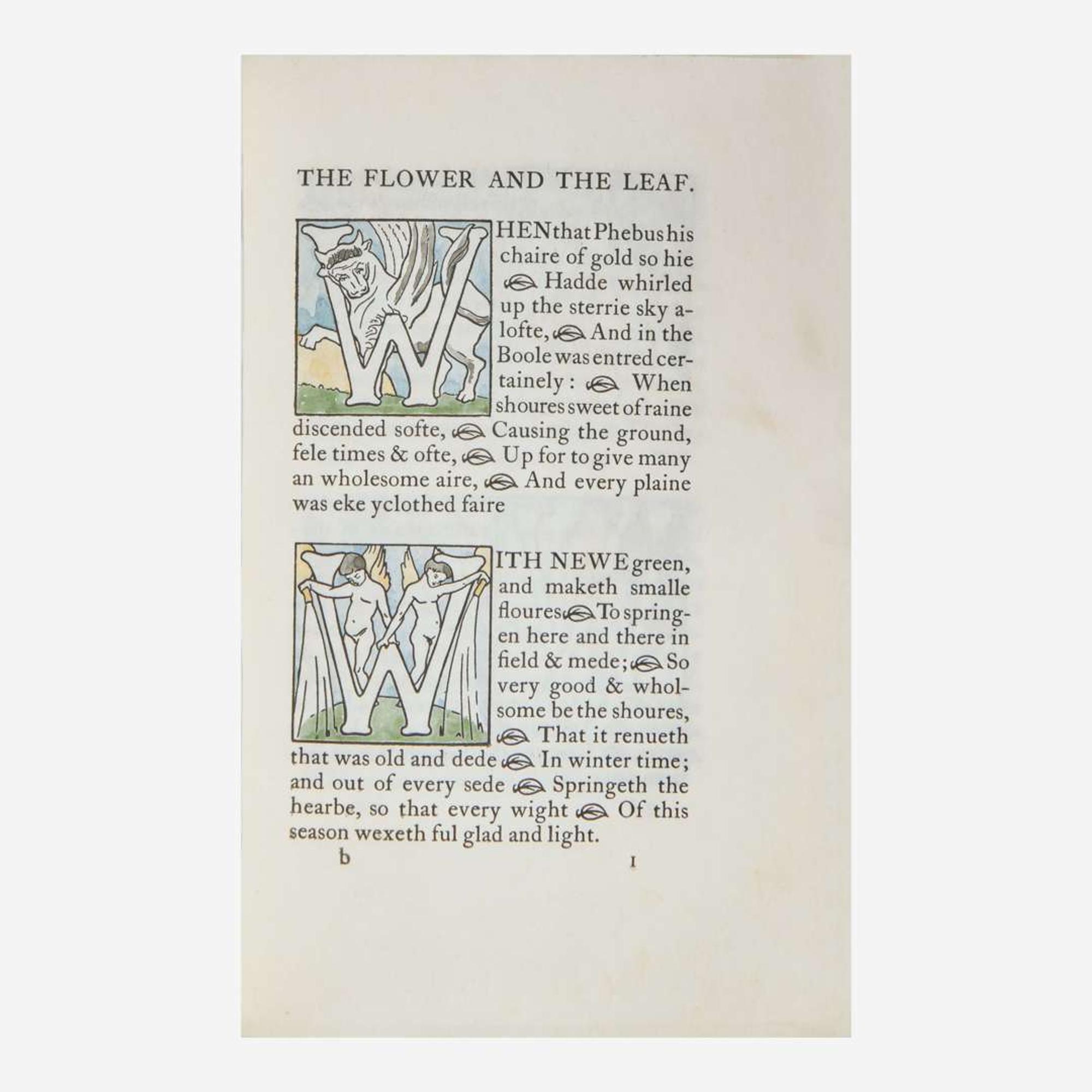 [Private Press] [Essex House Press] Chaucer, Geoffrey Flower and the Leaf