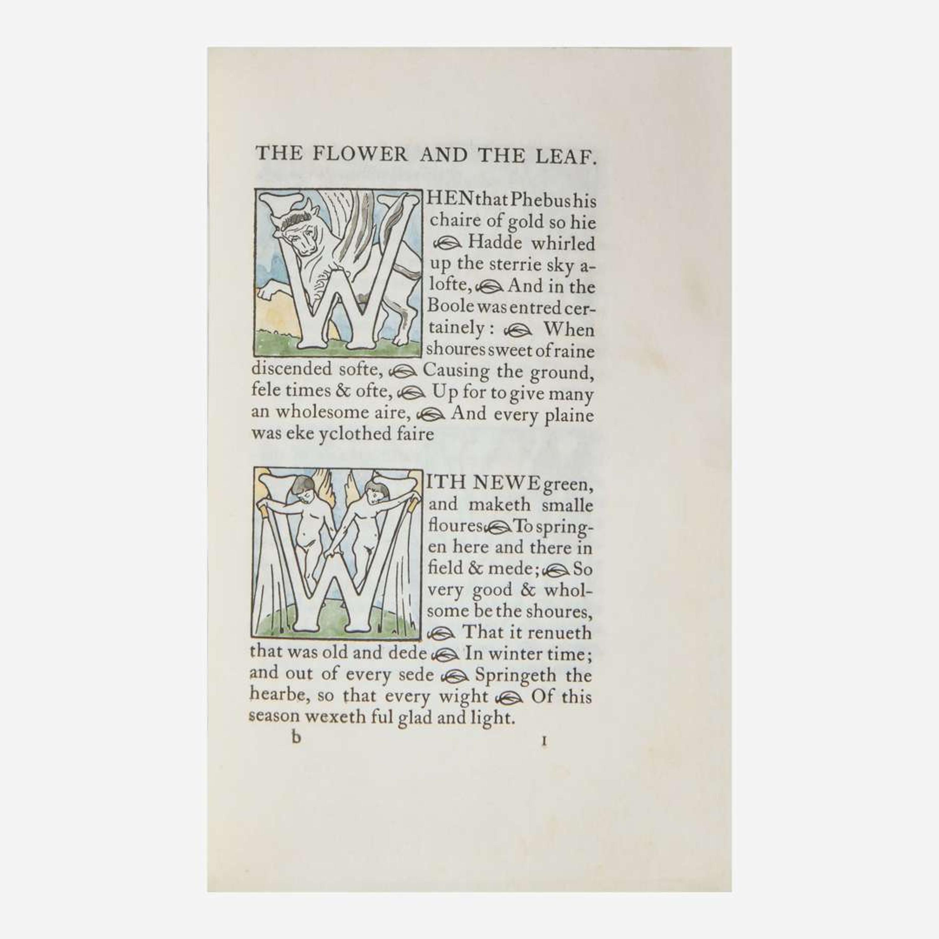 [Private Press] [Essex House Press] Chaucer, Geoffrey Flower and the Leaf