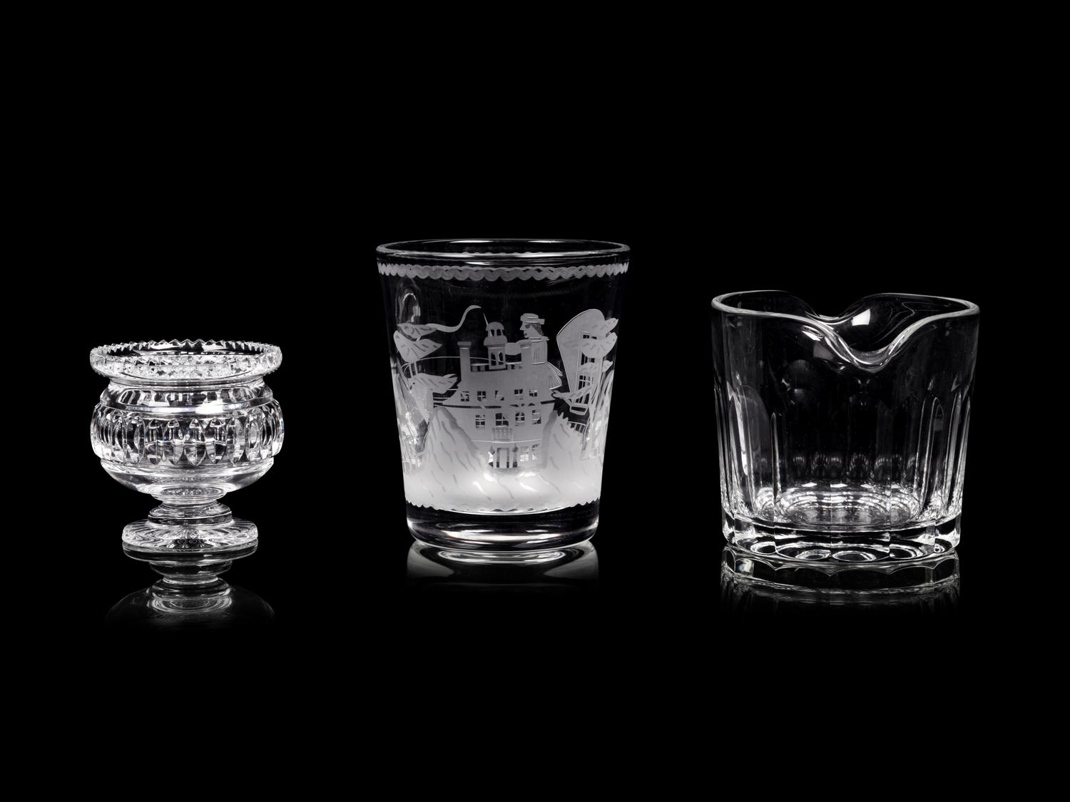Three William Yeoward Glass Articles