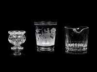Three William Yeoward Glass Articles