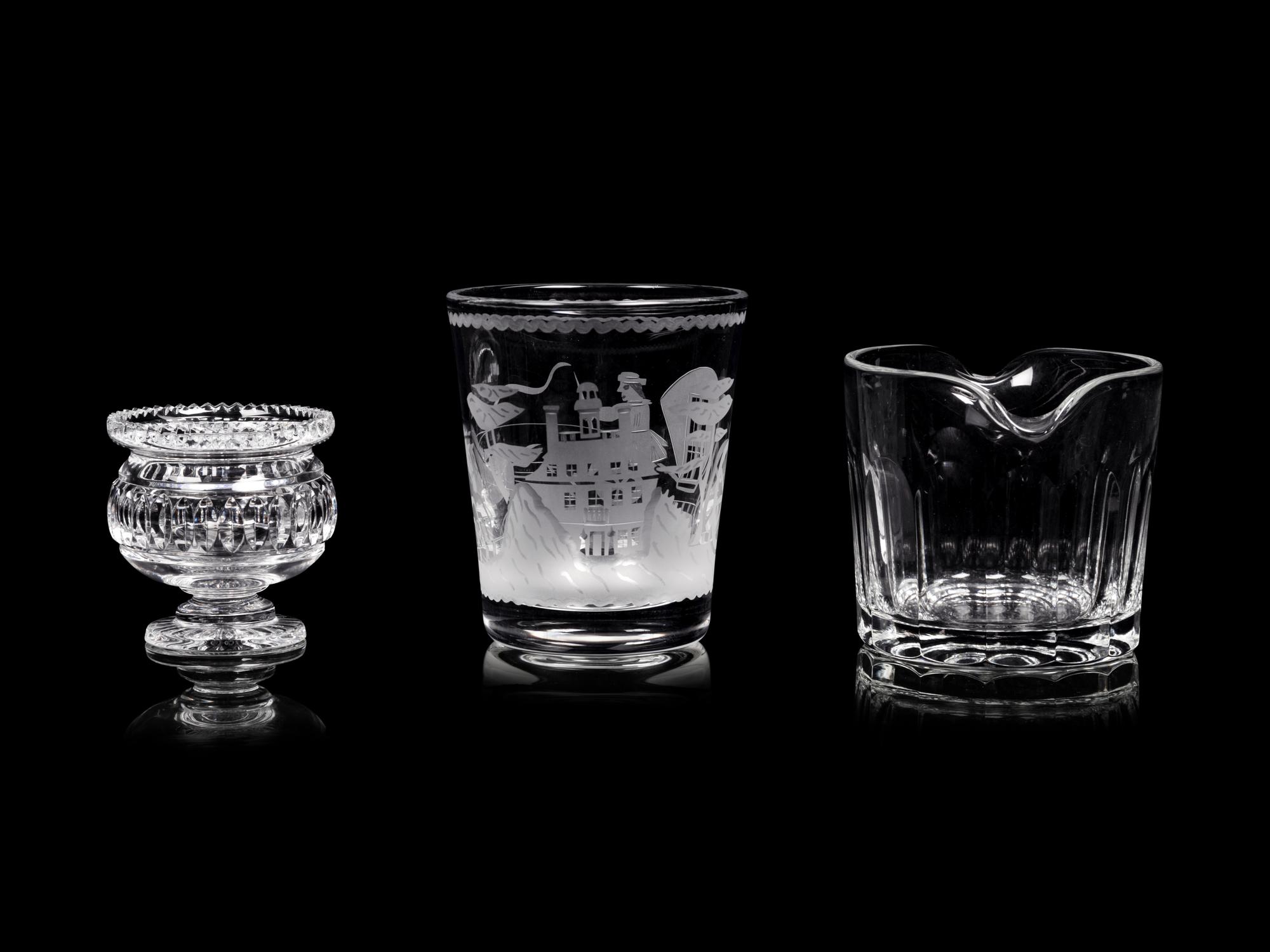 Three William Yeoward Glass Articles