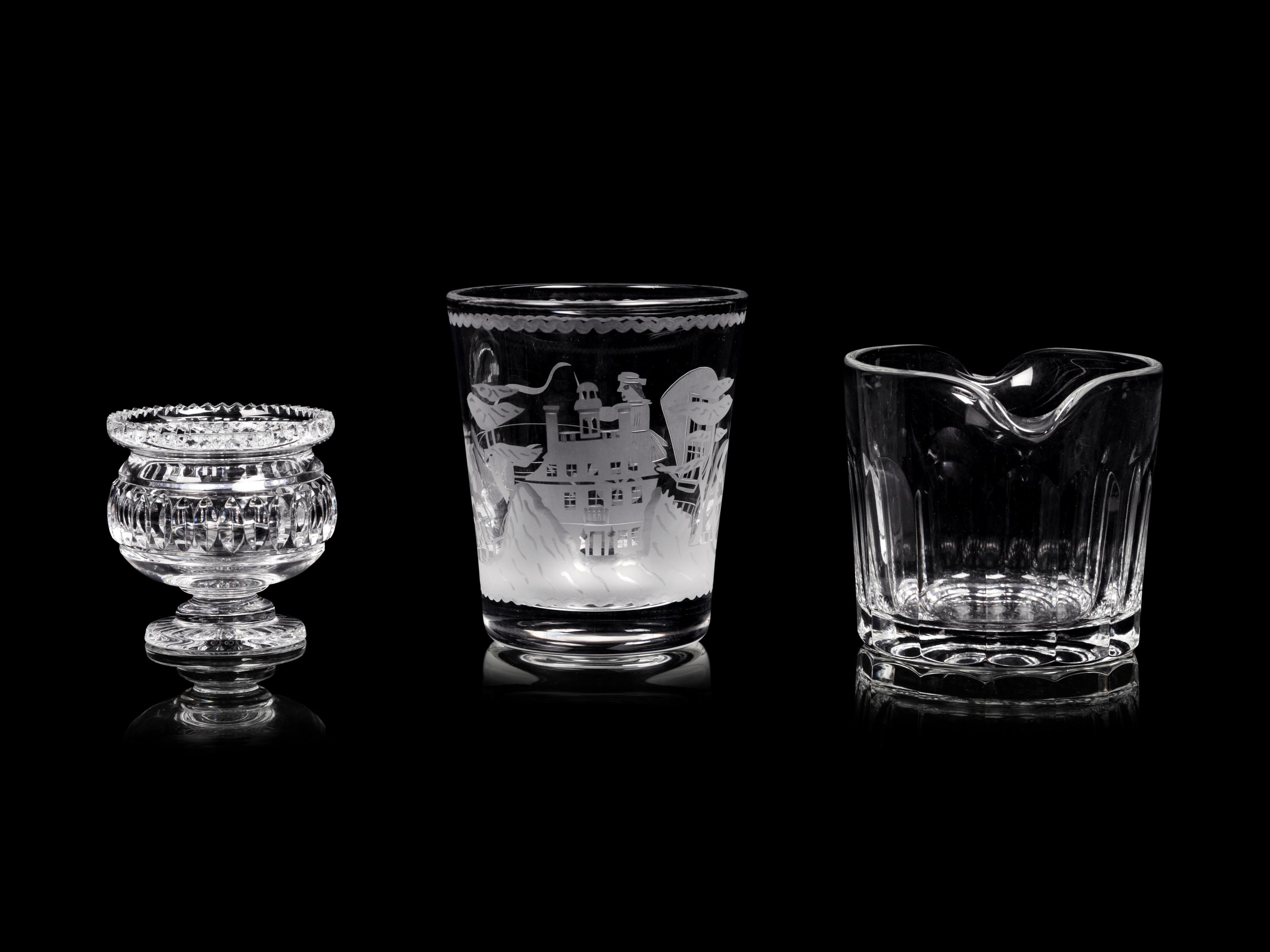 Three William Yeoward Glass Articles