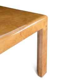 A J. Robert Scott Lacquered Goatskin Table