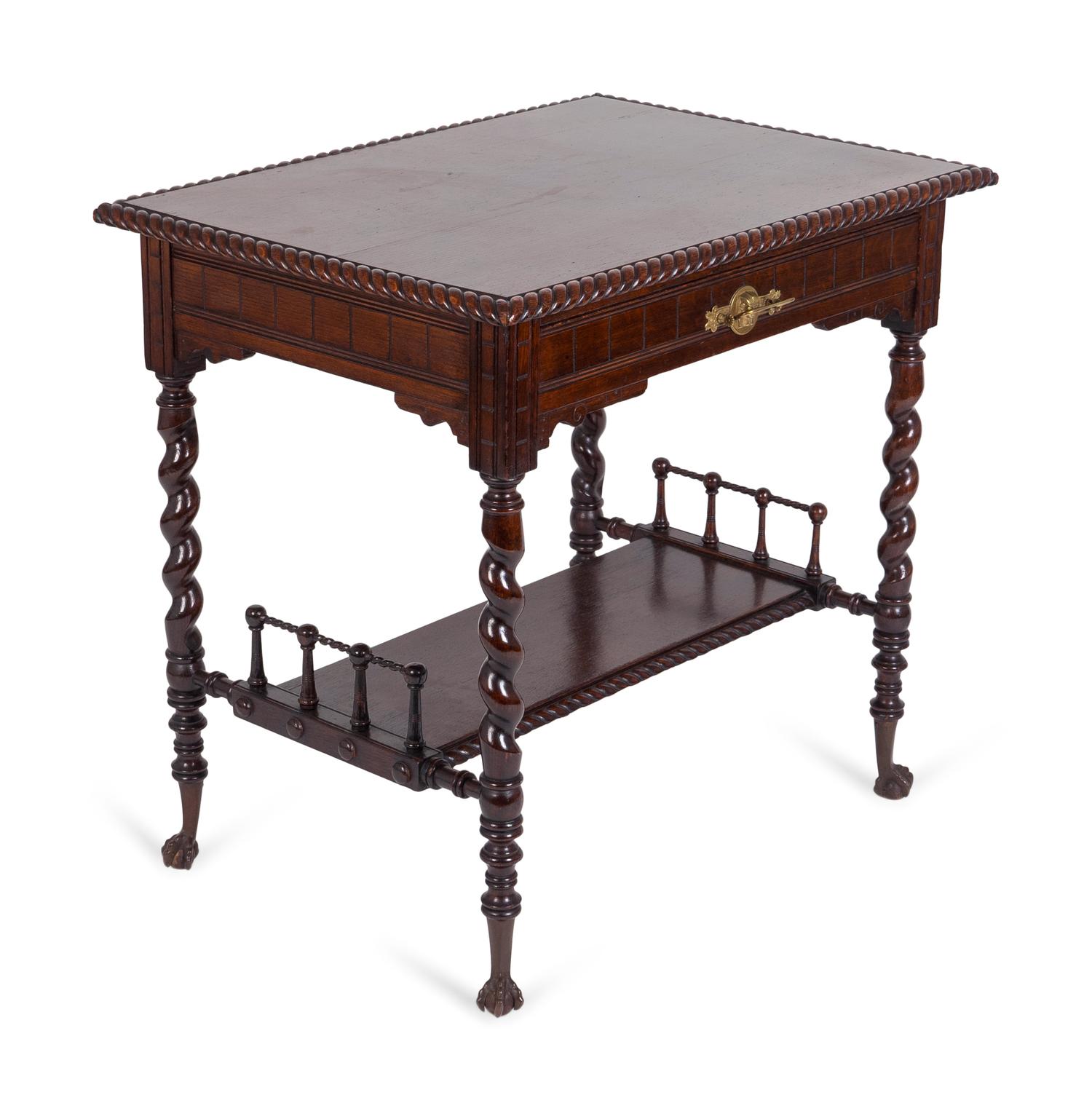 An English Aesthetic Oak Occasional Table — CIRCA 1880