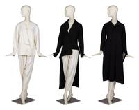 Two Yohji Yamamoto Long Jackets with Thierry Mugler Ensemble, 1980-90s