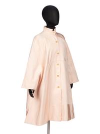 Ralph Rucci, Pale Pink Silk Swing Coat