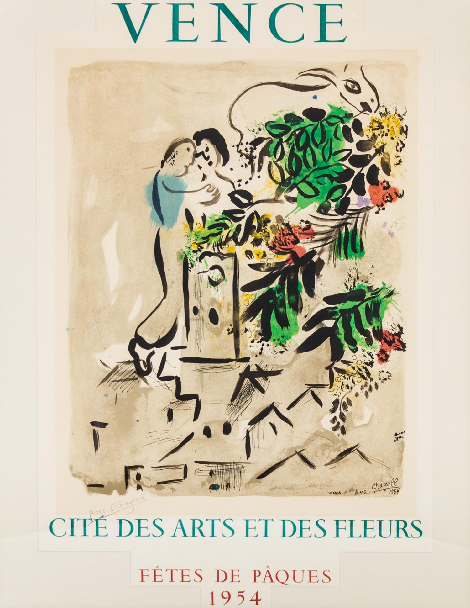 Marc Chagall, (French/Russian, 1887-1985), Affiche pour la ville de Venice, 1954