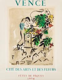 Marc Chagall, (French/Russian, 1887-1985), Affiche pour la ville de Venice, 1954