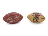 A Group of Chicago Bears Hall of Fame Signed Autograph Footballs Including Walter Payton (BAS Beckett Authentication Services Certified),