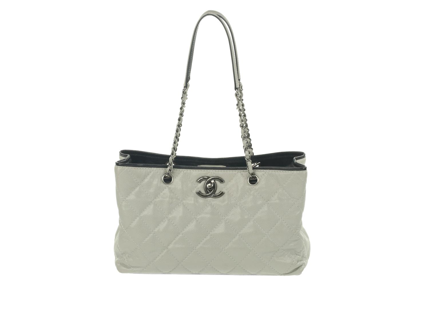 Chanel Be Caviar Tote in Quilted Caviar Leather